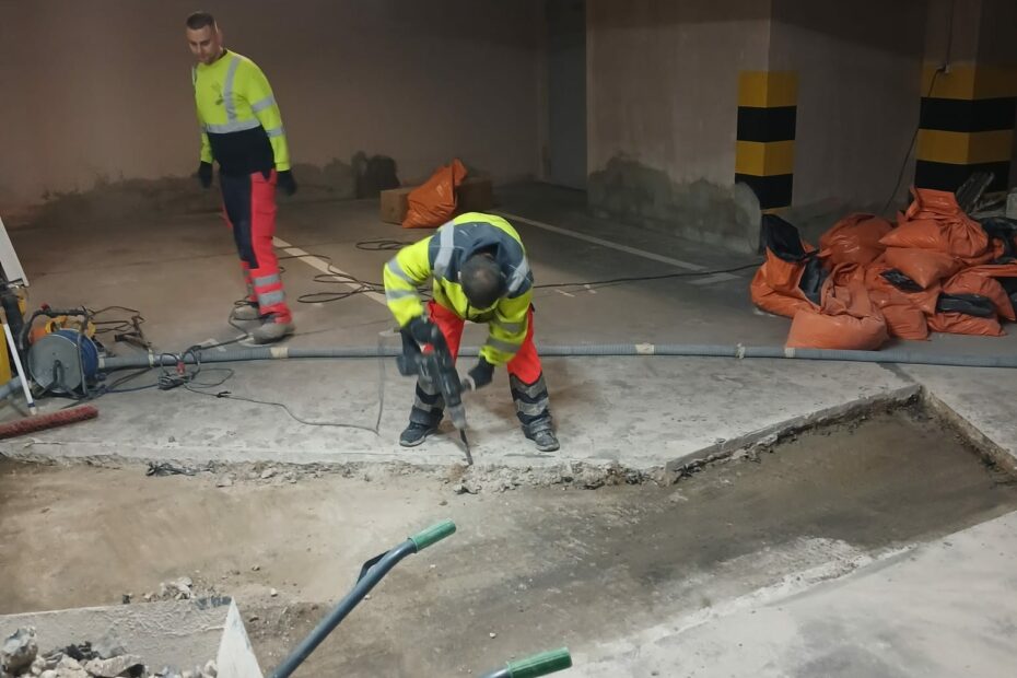 Remont posadzki betonowej